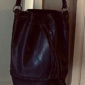 Vintage Navy Sling Bag